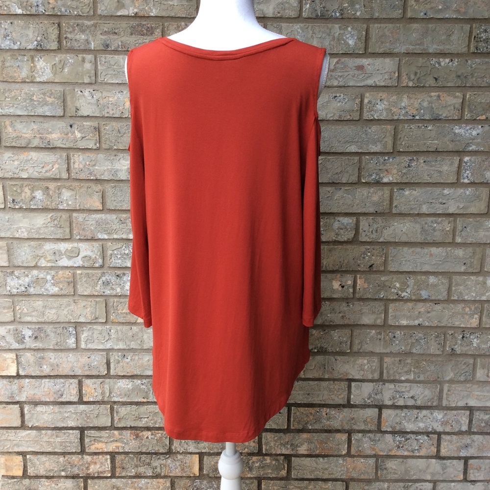 JM Collections Rusty Red  L - Picture 2 of 11